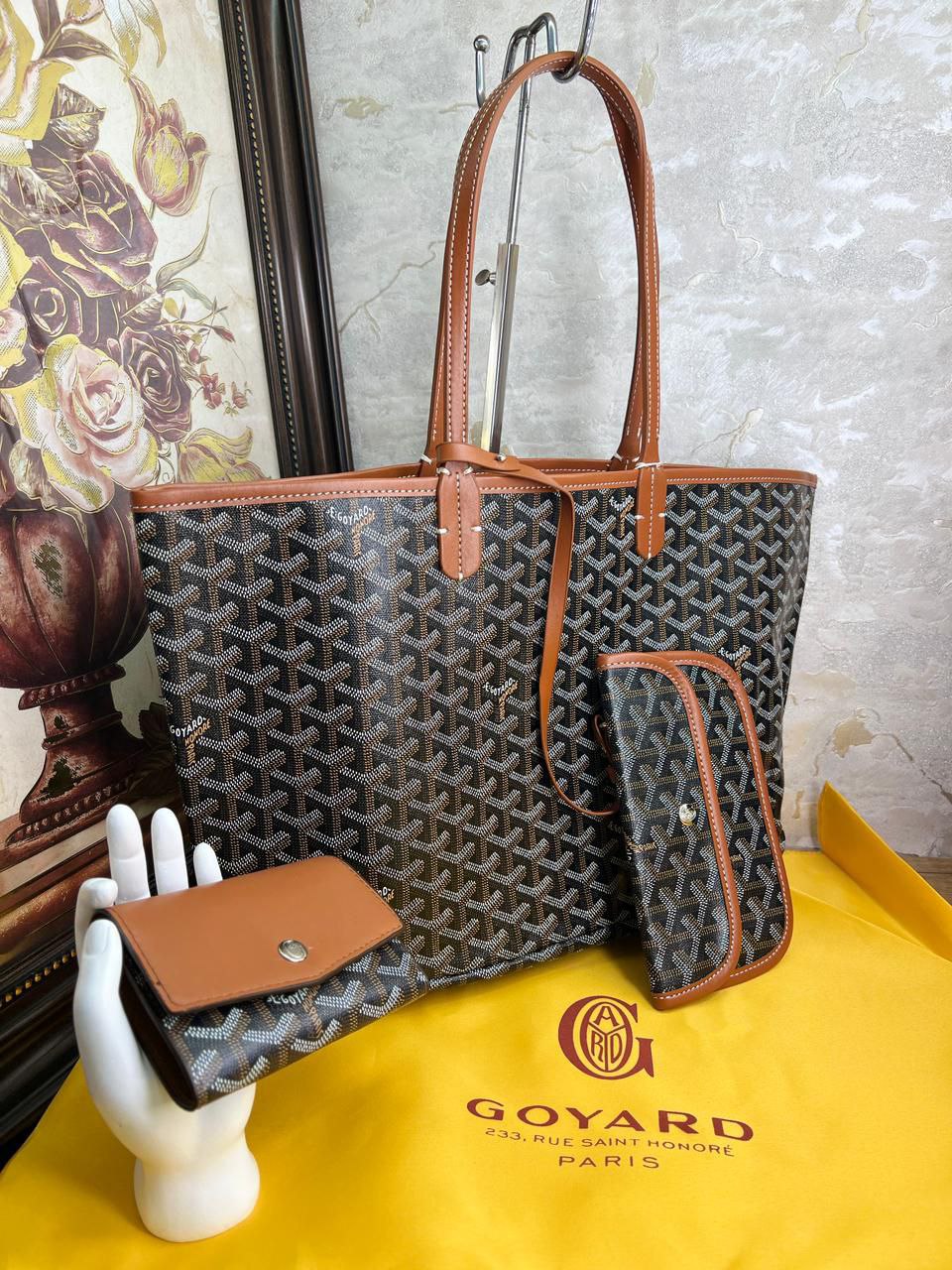 Sac goyard cuir
