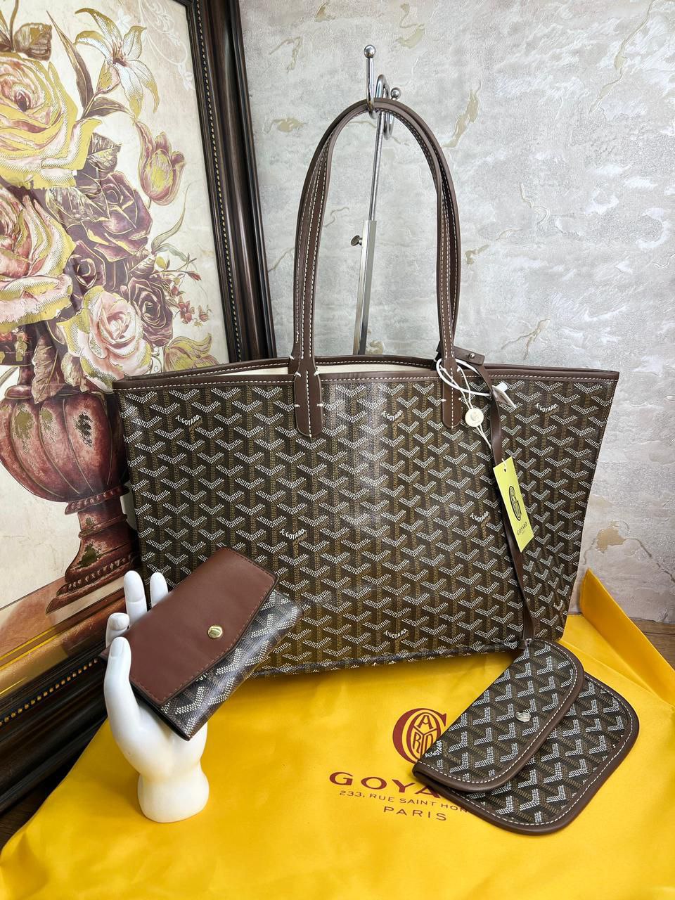 Sac goyard cuir